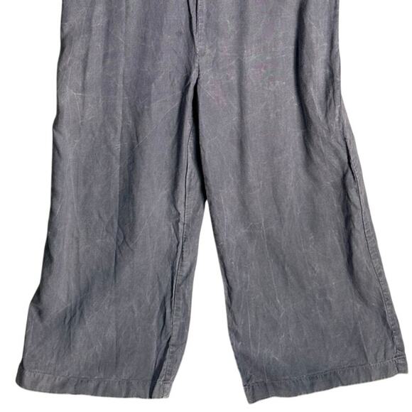 Cloth & Stone Sz XS Lightweight Tencel Sleeveless Jumpsuit Overall Wide Leg boho - Picture 10 of 13
